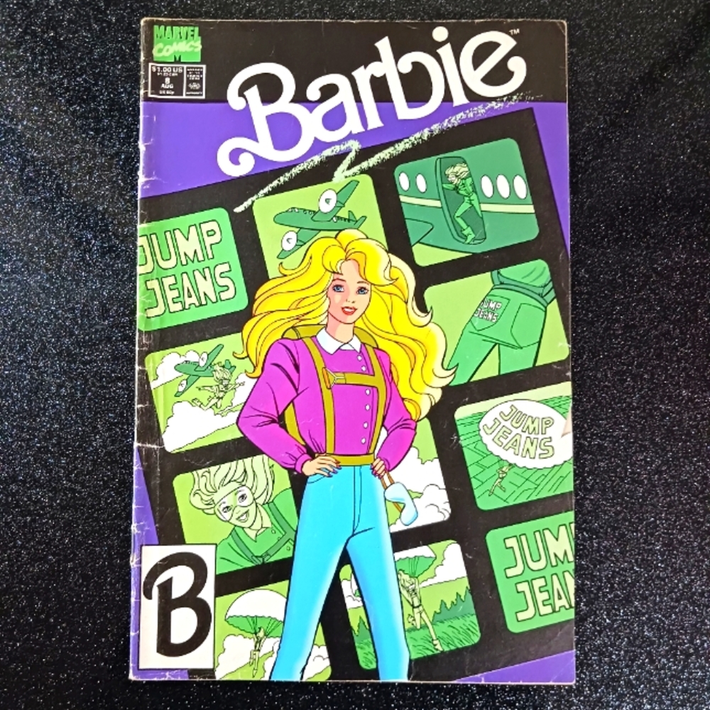 Vintage Barbie Comic Book, Vol. 1. No. 8. August 1991.